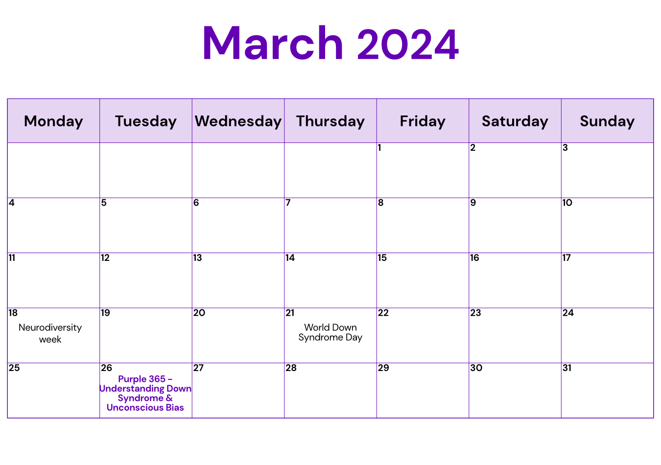 Mark Your Calendar: Purple Tuesday 2024 Events and Celebrati