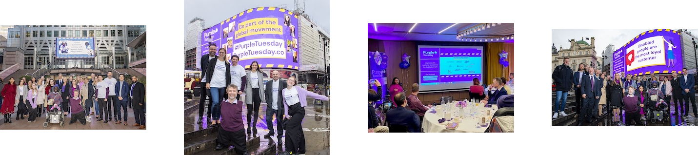 Images of the Purple Tuesday 2022 Event in London